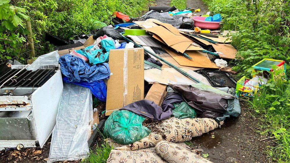 Fly-Tipping at farm